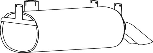 DINEX 69333 End Silencer